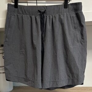 CALIA Athletic Shorts Womens L Gray Gorpcore Drawstring Pockets Performance Gym